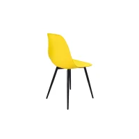 Стул Eames 25 Р желтый