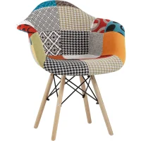 Кресло Eames DSW пэчворк