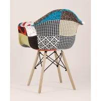 Кресло Eames DSW пэчворк