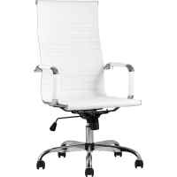Кресло руководителя TopChairs City белое