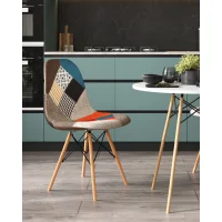 Стул Eames DSW пэчворк