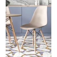 Стул Eames DSW бежевый