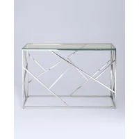 Консоль АРТ ДЕКО 120х40 серебро
