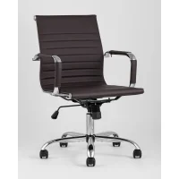 Кресло офисное TopChairs City S коричневое