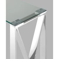 Консоль КРОСС 115*30 серебро