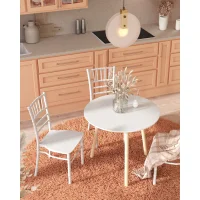 Стул Chiavari (Кьявари) пластик белый