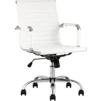 Кресло офисное TopChairs City S белое