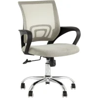 Кресло офисное TopChairs Simple New серый