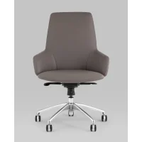 Кресло офисное TopChairs Bow серый