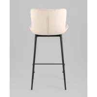 Стул полубарный Vault экокожа светло-серый