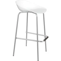 Стул барный Sheffilton SHT-ST19/S29P белый