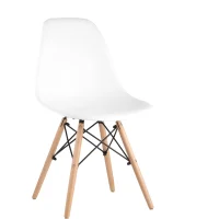 Стул Eames Style DSW белый (разборный каркас)