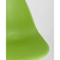 Стул Eames Style DSW зеленый (разборный каркас)
