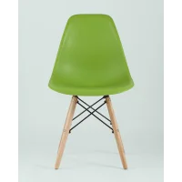 Стул Eames Style DSW зеленый x4 (разборный каркас)