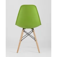 Стул Eames Style DSW зеленый x4 (разборный каркас)