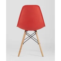 Стул Eames Style DSW красный x4 (разборный каркас)