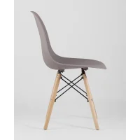 Стул Eames Style DSW темно-серый x4 (разборный каркас)