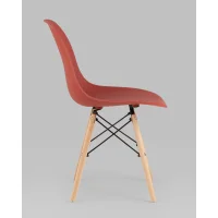 Стул Eames Style DSW терракотовый x4 (разборный каркас)