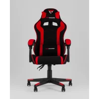 Кресло спортивное TopChairs Shadow ткань черно-красный