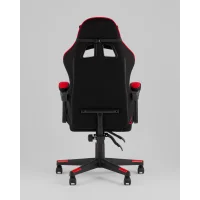 Кресло спортивное TopChairs Shadow ткань черно-красный