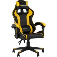 Кресло спортивное TopChairs Shadow черно-желтый