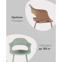 Стул Lady пластик нежно-розовый