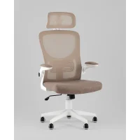 Кресло офисное TopChairs Airone бежевый ткань