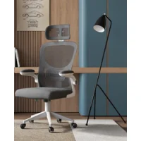 Кресло офисное TopChairs Airone серый ткань