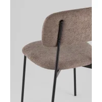 Стул Chao коричневый черные ножки 4 шт.