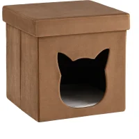 Пуф складной с ящиком Store Pet коричневый