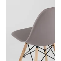 Стул Eames Style DSW темно-серый (разборный каркас)