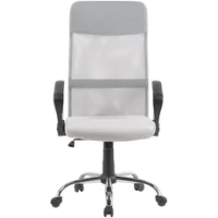 Кресло офисное TopChairs Benefit NEW серое NC
