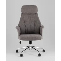 Кресло офисное TopChairs Neoma темно-серый ткань