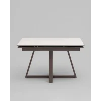 Стол Керас 120-180/80/75, столешница керамика Carmen light grey
