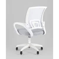 Кресло офисное TopChairs Simple SN серый пластик белый