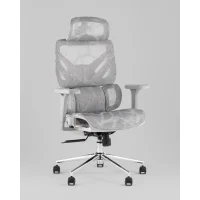 Кресло офисное TopChairs Structo серая сетка