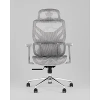 Кресло офисное TopChairs Structo серая сетка