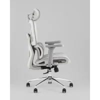Кресло офисное TopChairs Structo серая сетка