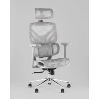 Кресло офисное TopChairs Structo серая сетка