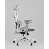 Кресло офисное TopChairs Structo серая сетка