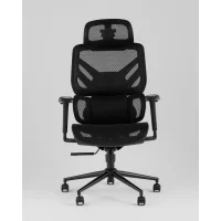 Кресло офисное TopChairs Structo черная сетка