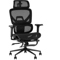 Кресло офисное TopChairs Vertus черная сетка