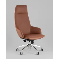 Кресло руководителя TopChairs Bow шоколадный
