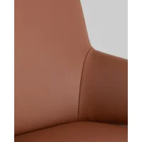 Кресло руководителя TopChairs Bow шоколадный