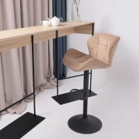 Стул барный Berlin, капучино, велюр