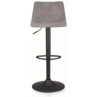 Стул барный Madrid, серый, ткань