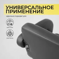 Стул барный Elton, черный, экокожа