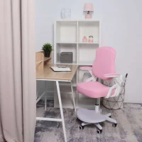 Кресло поворотное Swan, фуксия, ткань