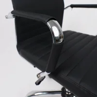Кресло поворотное ELEGANCE, LIGHT, ECO, черный