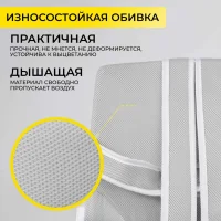 Кресло поворотное Moon, серый, сетка
